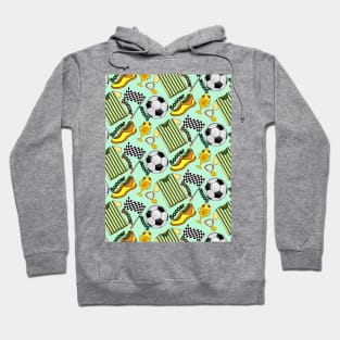 Soccer Pattern Hoodie